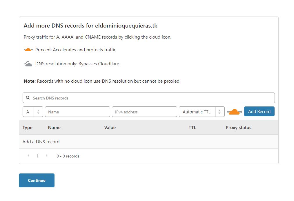 Registro Cloudflare 5