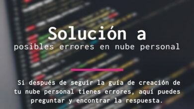 Posibles errores en tu nube personal