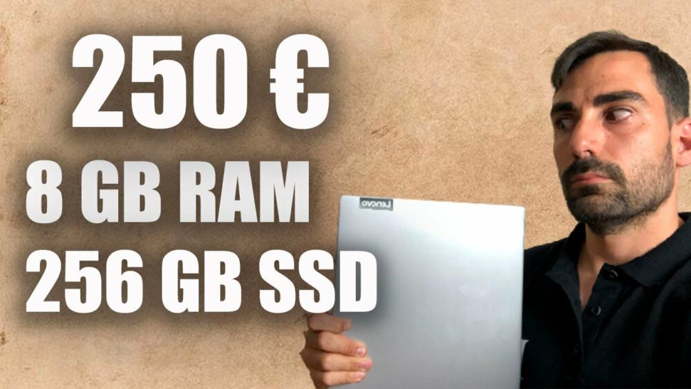 Un ordenador portátil Lenovo