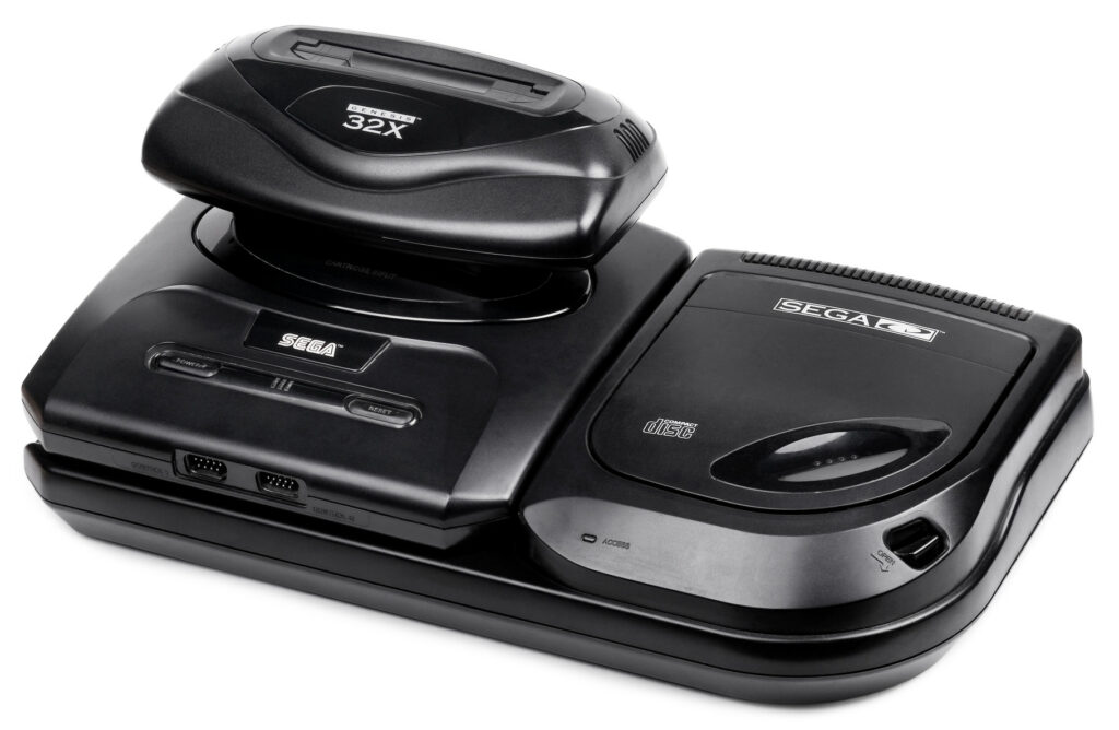 Mega Drive, con Mega-CD y 32X