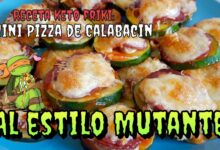 Receta keto Friki: Mini Pizza de Calabacín al estilo mutante