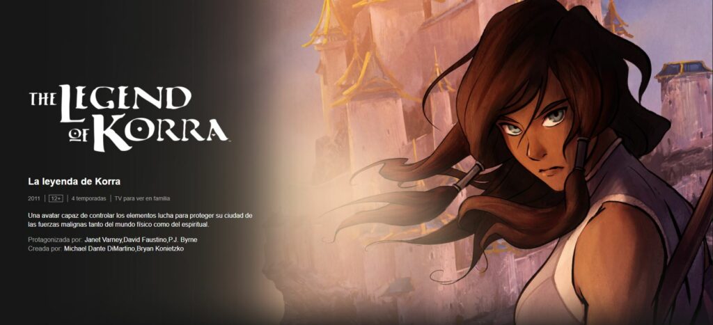 La Leyenda de Korra, completa en Netflix Frikimatico