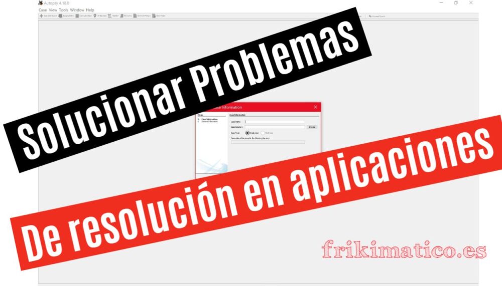 Solucionar problemas de resolución en aplicaciones